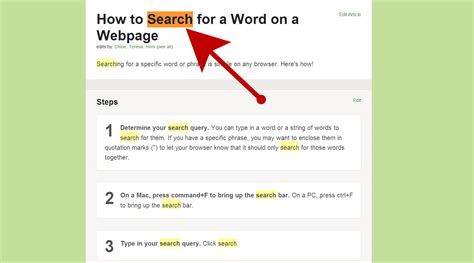 How to Look for a Specific Word on a Website: Uncovering the Nuances of Online Text Search